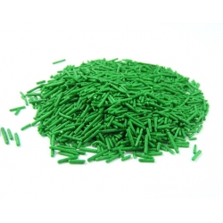 Pałeczki cukrowe posypka zielona do dekoracji 50g